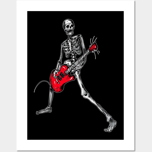 The Zombie Ghost of Johnny Ramone Wall Art by silentrob668